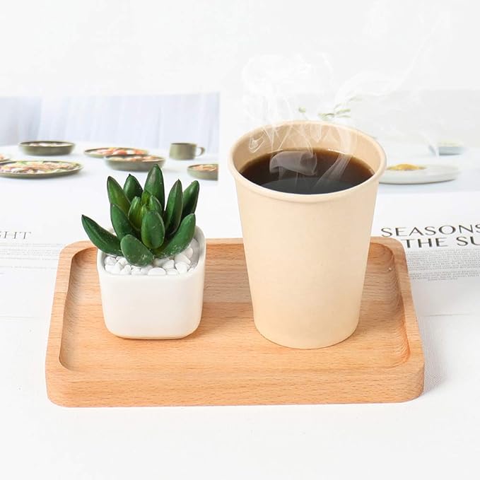 Disposable Coffee Cups Paper Cups Coffee Cups, Brown Hot Cups 120 Count 10 oz Water cups