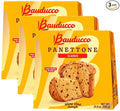 Bauducco Classic Panettone, 24.0 oz (Pack of 3) - Soft and Moist Holiday Cake with Candied Fruit and Raisins - Traditional Italian Slow Rise Dough Recipe