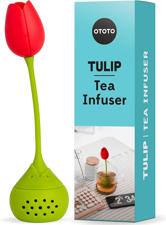 OTOTO Cute Tea Infuser - Loose Leaf Tea Steeper, Tea Accessories, Tea Diffusers, Tea Strainers, Cute Gifts, Tea Gift Set, Kitchen Gifts Cooking Gadgets