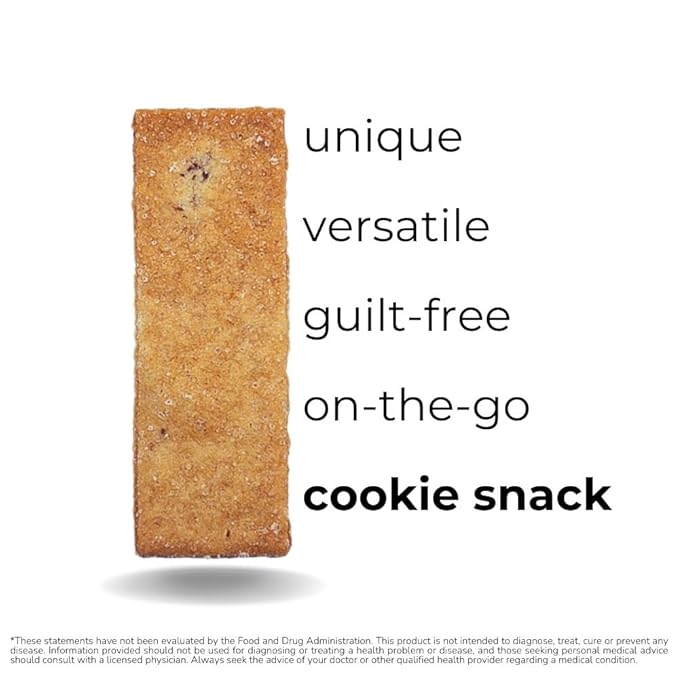 The Panza Fig Gourmet Cookie Snack Thin & Crispy | Organic, Non-GMO, 100% Natural Ingredients | Signature Jar 4.3 oz