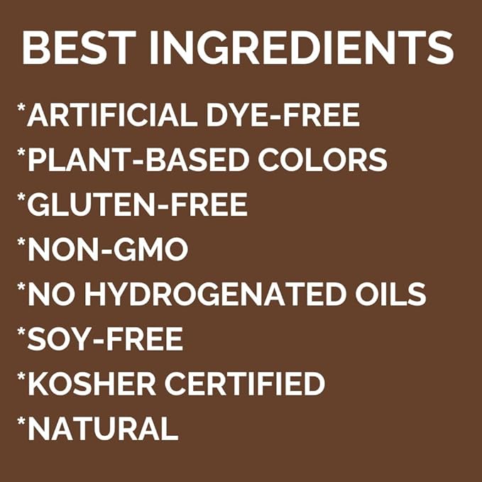 Color Kitchen Dark Cocoa Sprinkles Natural Ingredients Baking Cake Decorations, Ice Cream, Cookie, Artificial Dye-free, Plant-Based Colors, Gluten-Free, Non-GMO, No Hydrogenated Oils, Soy-Free, Kosher, 3 OZ