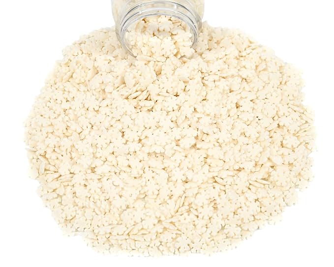 Mystic Sprinkles Christmas Holiday Sprinkle Mixes (Let It Snow! Confetti 2.6oz)