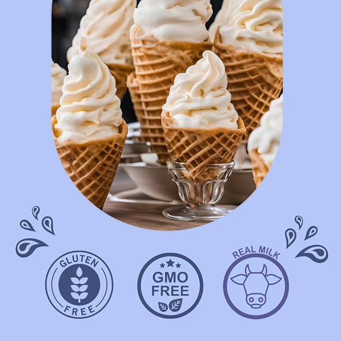 AussieBlends Indulgent Soft Serve Mix Vanilla Powder For Soft Serve, Milkshake | 1-Pack, 3.3 lb (1.5 kg bag)