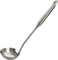Soup Ladle, Stainless Steel Ladle, 15" Ladles for Serving or Cooking, Dishwasher Safe, Heavy Duty Durable Metal, Kitchen Ladel