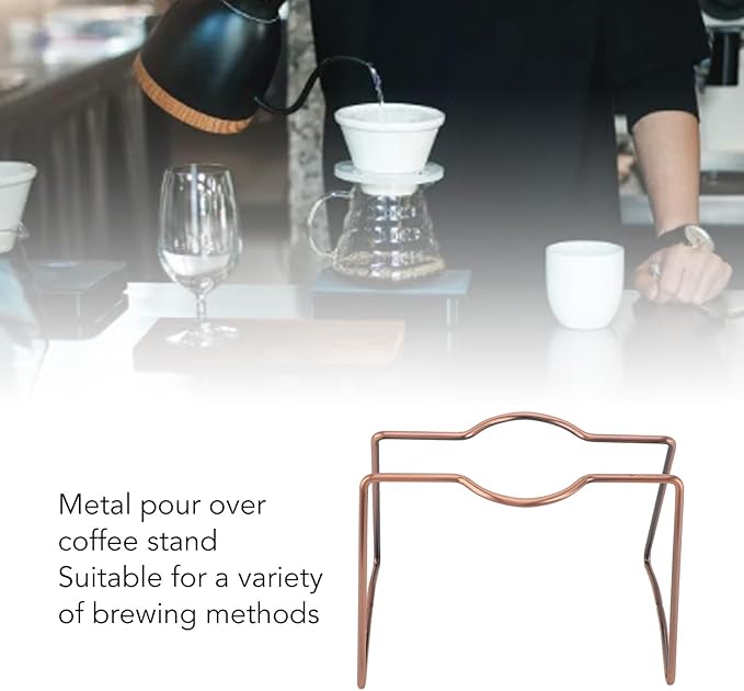 Pour Over Coffee Dripper Stand, Metal Pour Over Coffee Station Coffee Filter Holder Coffee Maker Stand for Coffee Drink Maker
