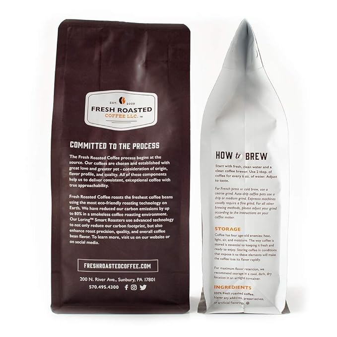 Fresh Roasted Coffee, Organic Dominican Republic | USDA Organic, Direct Trade, Kosher | Medium Roast 12 oz Ground