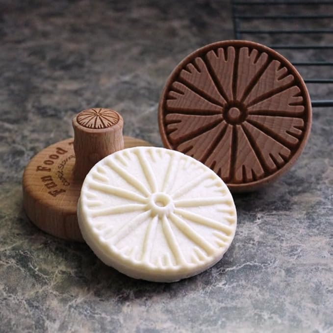 Wood Cookie Stamp, 2.5 Inch (Citrus Slice CS-080)