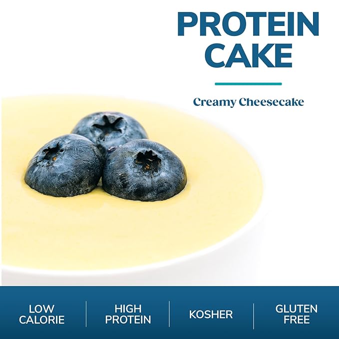 WonderSlim Protein Cake, Creamy Cheesecake, 12g Protein, Gluten Free (7ct)