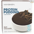 WonderSlim Protein Pudding, Dark Chocolate, Gluten Free, Low Carb (7ct)