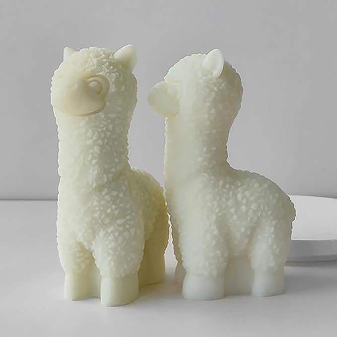 Alpaca Resin Casting Mold - Animal Silicone Mold for Clay, Home Decor, 3D Casting