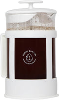Happy Bum Coffee Plunger | 1 Liter(33.8oz) Glass French Press Stainless Steel Strainer | Easy to Use & Clean French Coffee Press Glass for Brewing and Storing Coffee Blend