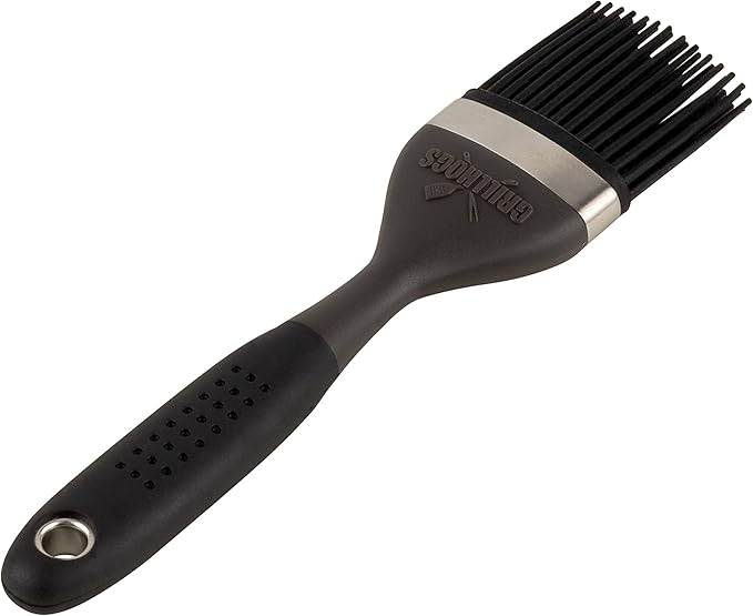 Silicone Sauce Basting Brush, Premium Soft Touch Handles, Pastry and Oil Brush & Barbecue Grilling, Dishwasher Safe & Heat Resistant, 7.5"
