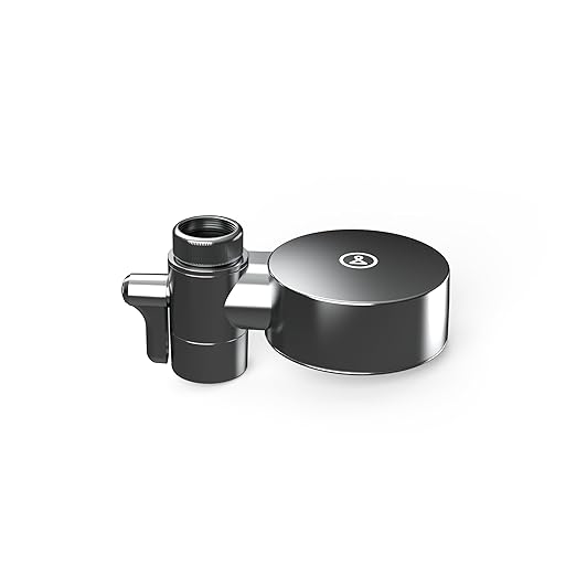 Tappwater EcoPro Compact - Smallest Tap Water Filter Available, Filters 100+ substances. 5 Stage Nanotechnology Water Filtration System. Faucet Water Filter (Chrome)