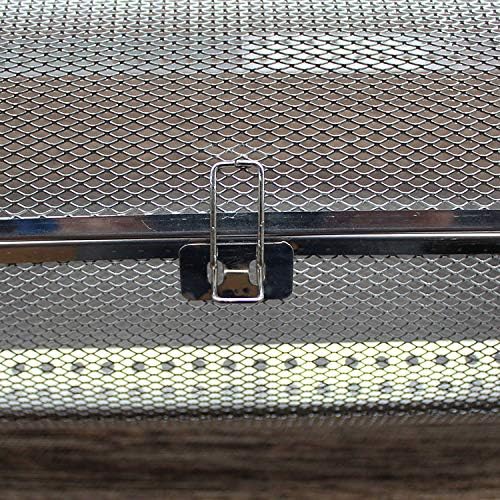 Falytemow Stainless Steel Rotisserie Grill Roaster Drum Oven Basket Oven Roast Baking Rotary for Peanut Dried Nut Coffee Beans BBQ (14 X 18cm)