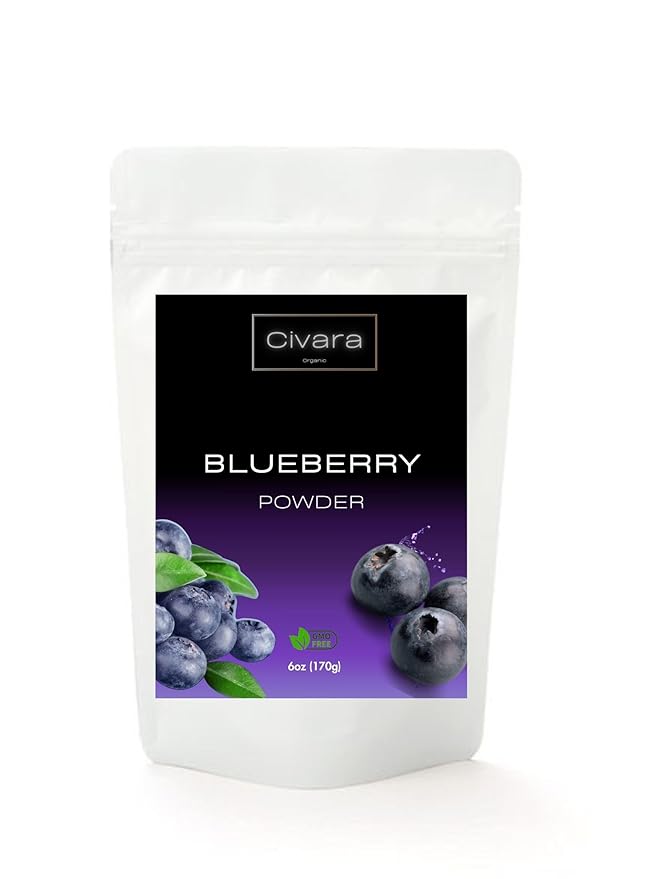 Civara Organic Fruit Powder Trio – 3-Pack (6oz Each) | 100% Natural, No Sugar, No Additives | USDA Organic, Vegan, Gluten-Free | Perfect for Smoothies, Drinks & Baking – Choose Your Flavors (3. Raspberry + Blackberry + Blueberry)