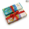Lazika Tea Variety Pack with Lovely Presentation Box Pack of 2, Black, Green and Herbal Tea Sampler Gift Set, 10+10 Counts, Premium Collection with Pyramid Infuser Bag