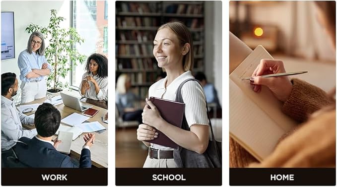 &And Per Se Lined Journal Notebook, 160 Pages, A5 5.7 x 8 inches College Ruled Thick Paper Notebook Journals for Writing, Hardcover Notebooks for Women Men Office School (1 Pack, Dark Red)