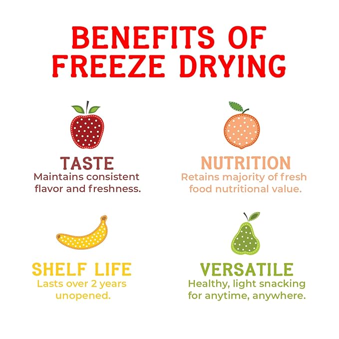 Nature’s Turn Freeze-Dried Fruit Snacks, Mango Crisps, Pack of 2 (1.2 oz Each)