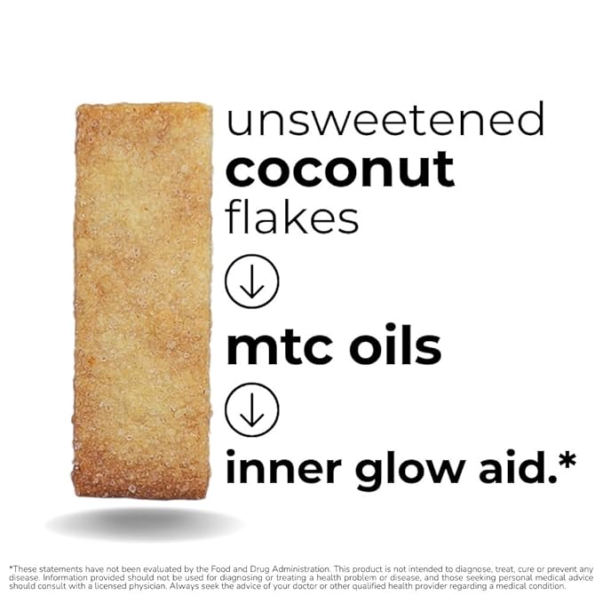The Panza Coconut Gourmet Cookie Snack Thin & Crispy | Organic, Non-GMO, 100% Natural Ingredients | Signature Jar 4.3 oz