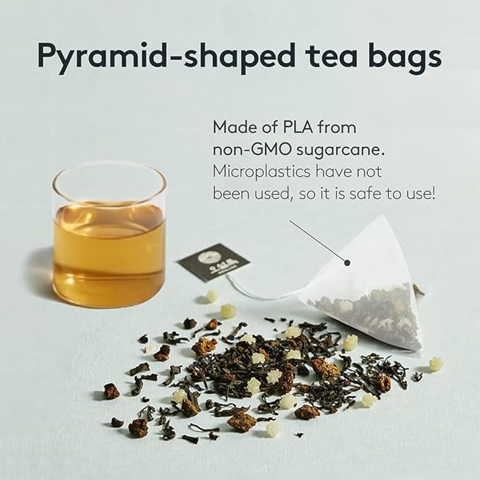 OSULLOC Moon Walk Tea (Korean Pear Flavor) | Sweet Fruit Tea | 20 Pyramid Tea Bags, 1.76oz