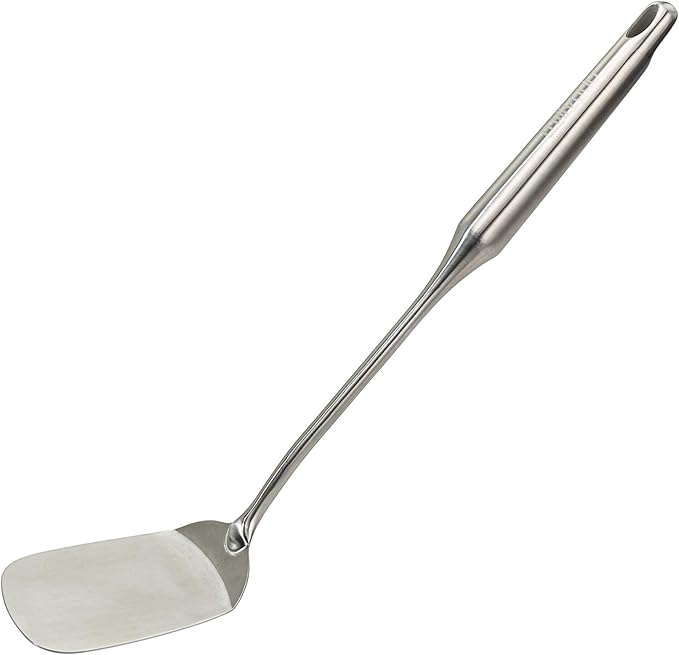 Stainless Steel Cooking Spatula,15 Inch Metal Turner, Kitchen Slotted Flipper For Grills, Camping BBQ’s, Frying Pancakes, Burgers, Large Cookware For the Professional Chef
