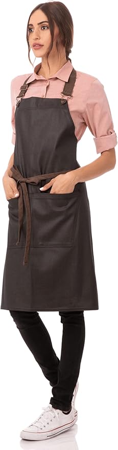 Chef Works Unisex Boulder Bib Apron