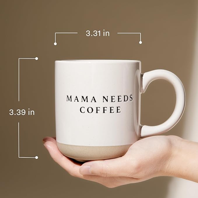 Sweet Water Decor Sweater Weather Stoneware Coffee Mug | Novelty Coffee Mugs | Microwave & Dishwasher Safe | 14oz Coffee Cup | Fall Gifts | Winter Coffee Mug