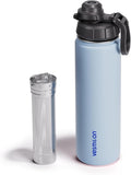 Vessence Tea Infuser Bottle - 24 Oz Insulated Loose Leaf & Fruit Infuser Bottle | Leak Proof with FlowSip Lid