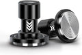 IKAPE 53.3MM V6 Impact Espresso Tamper with Sound Feedback, 15lb/30lb Interchangeable Springs, Espresso Low-Profile Tamper with Triple-spring System, Fits 54mm portafilters