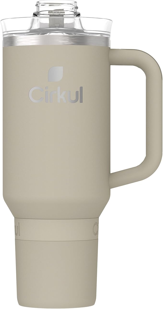 Cirkul 40oz. Ranger Stainless Steel Tumbler with Handle, All-Day StrawSip™, Double-Wall Insulated