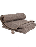 Barista Micro Cloth 4 Pack - watchget Microfiber Barista Cleaning Towels Coffee Cleaning Accessories for Espresso Machine, Steam Wand, Countertop, Kitchen Dish Cloth Waffle Weave Brown(12"x12")