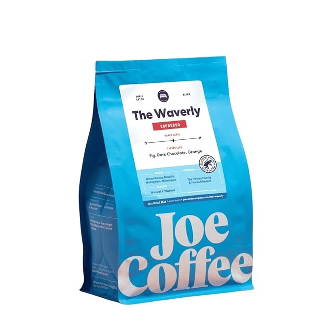 The Waverly Espresso - Roasted by Joe Coffee Company - Whole Bean Coffee - 6 Ounce Bag