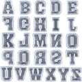 ESEDAGE 7 Inch Letter Resin Mold - 26 Pack English Alphabet Mold for Resin Casting & Soap Making