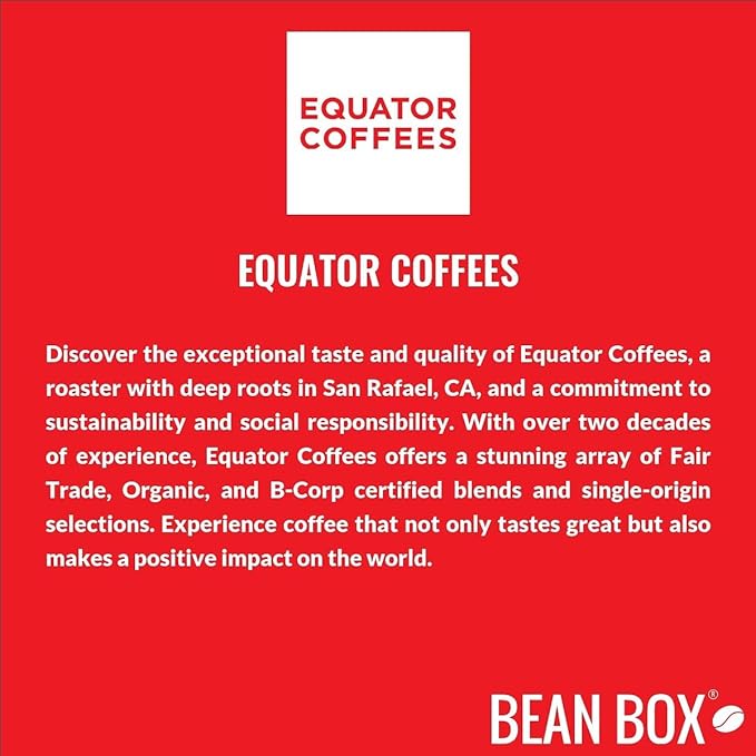 Bean Box Los Angeles Coffee Sampler, 2-Pack - Roasted by Equator Coffees, Gourmet Arabica Coffee, Variety Pack - Freshly Ground