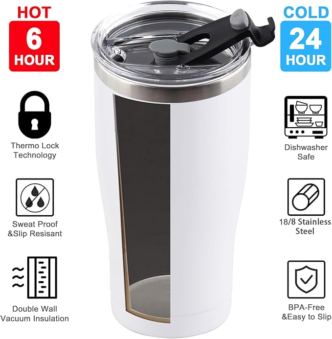 16 Pack 20oz Stainless Steel Tumblers Bulk Reusable Travel Mugs with Lid, Double Wall Powder Coated Coffe Cup for Home, Office, Outdoor Suitable for Vehicle Cup Holders