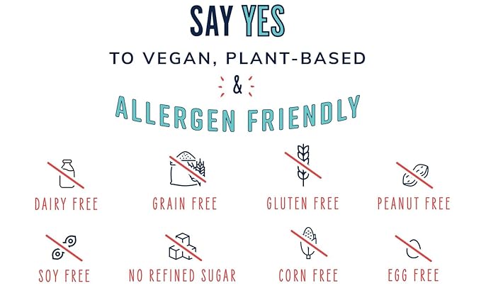 The YES Bar – Dark Chocolate Chip – Plant Based Protein, Decadent Snack Bar – Vegan, Paleo, Gluten Free, Dairy Free, Low Sugar, Healthy Snack, Breakfast, Low Carb, Keto Friendly (24 Count)