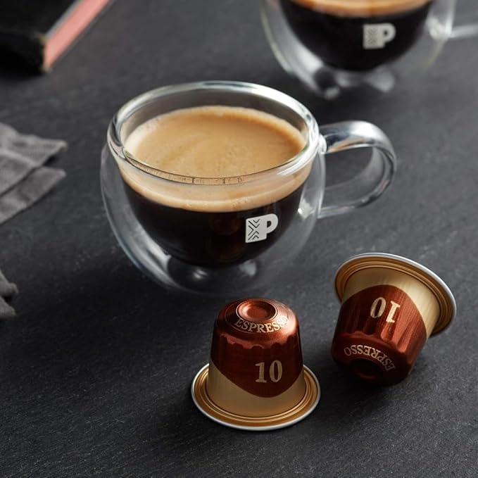 Peet's Coffee, Dark Roast Espresso Capsules, Compatible with Nespresso Original Machine - Ristretto Intensity 10, 100 Count (10 Boxes of 10 Espresso Capsules)