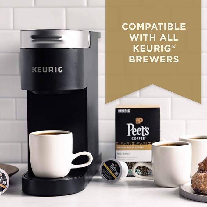 Peet's Coffee, Dark Roast K-Cup Pods for Keurig Brewers - House Blend 96 Count (4 Boxes of 24 K-Cup Pods)