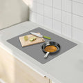 23.62"x15.74"(60cmx40cm) Countertop Protector Mat, Silicone Mats for Kitchen Counter, Cuttable Heat Resistant Mats for Counter, Waterproof Silicone Kitchen Island Protector Mat(2Pack, Light Gray)
