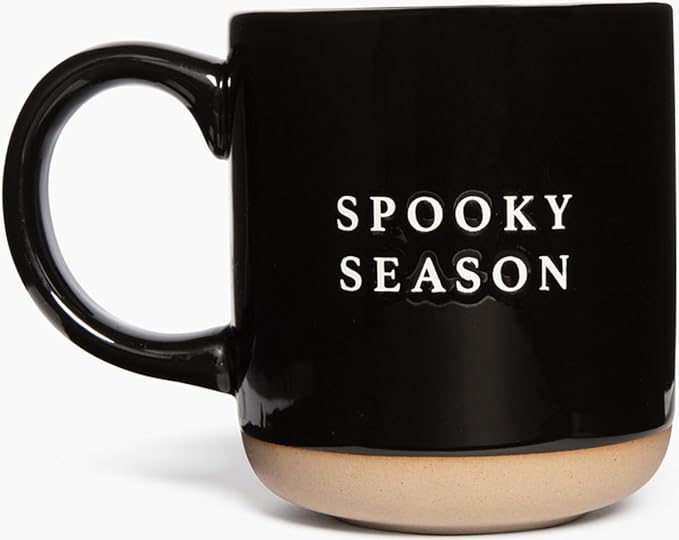 Sweet Water Decor Halloween Coffee Mug - Spooky Coffee Mug for Halloween - Durable Stoneware Mug for Tea & Cocoa - Perfect Fall Mugs for Morning Brew & Cozy Nights - Spooky Season Design Mug 14oz