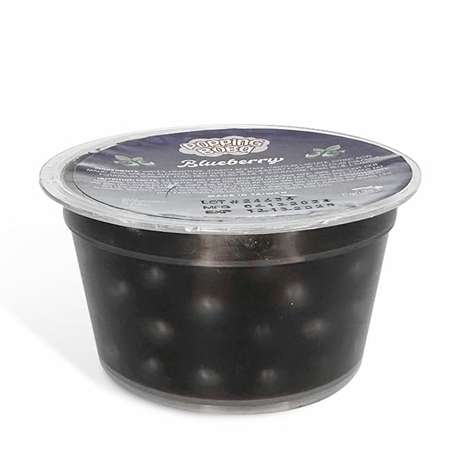 Panda Products Popping Boba 3-Flavor Party Kit – Blueberry, Green Apple, Lychee | Bursting Boba Pearls | 130g Each