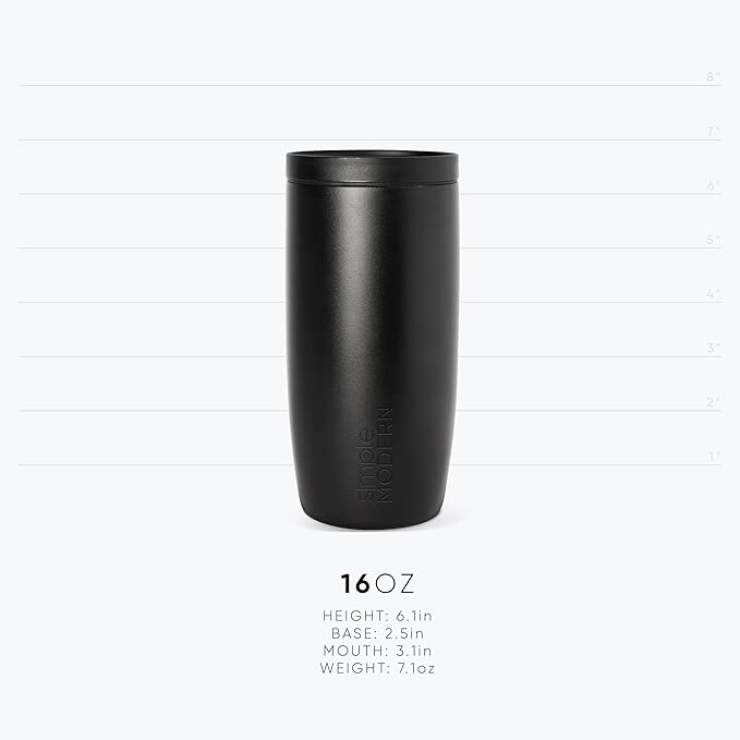 Simple Modern 4th of July Signature Voyager | 16oz Travel Coffee Mug Tumbler with 360° Lid | Gifts for Women Men | Ceramic-Lined Insulated Stainless Steel Cold Brew Iced Coffee Cup | Patriotic Pets