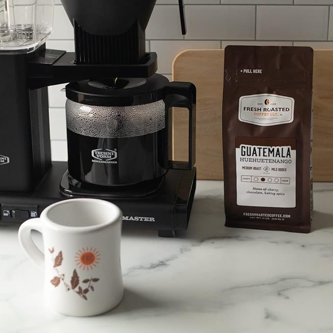 Fresh Roasted Coffee, Guatemala Huehuetenango | 12 oz | Single Origin | Medium Roast | Kosher | Ground