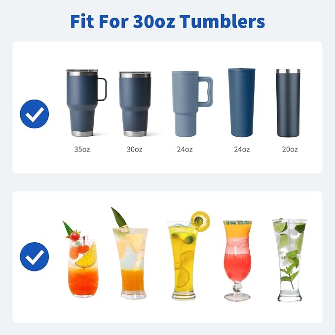 30 oz Straw for YETI Tumbler, Metal Straight Straws Reusable with Silicone Tip for BJPKPK, RTIC, WETOWETO, Beast 30 oz Tumbler, Cleaning Brush, 1 Portable Bag