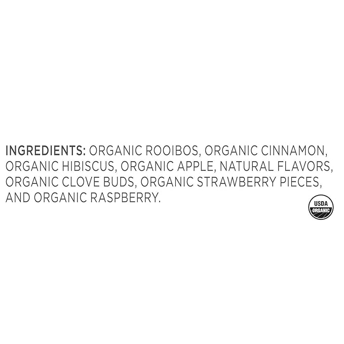 Tea Forte Harvest Apple Spice Premium Organic Loose Leaf Caffeine-Free Herbal Tea Blend Canister, Makes 35-50 Cups