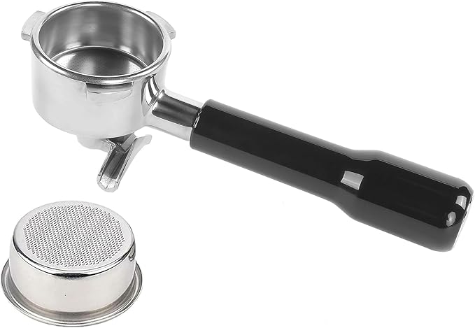 Espresso Portafilter 54mm Double Spout Compatible with Breville Bambino Plus (BES500) Infuser (BES840XL) 54mm Breville Barista Series-ABS Handle - Stainless Steel Filter Basked Included