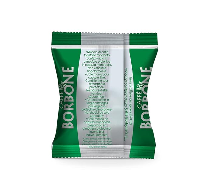 Caffe Borbone Nespresso Compatible Coffee Pods, DEK Blend Decaffeinated, Medium Roast, Decaf Espresso - NOT compatible with Vertuo - 100 Count