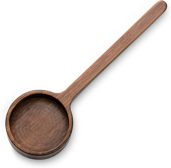 Bamboo Coffee Scoop Long Handle Measuring Scoop for Glass Food Jars