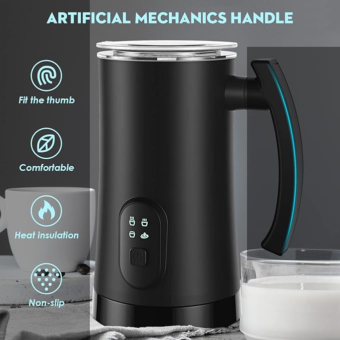 Electric Milk Frother, 4 in 1 Milk Steamer283
