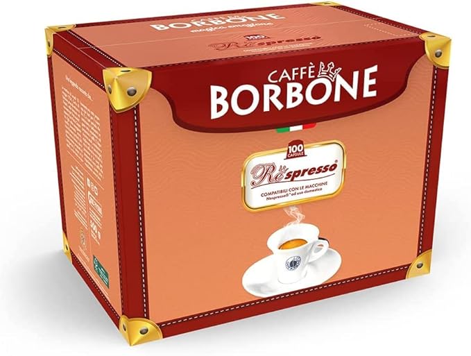 Caffè Borbone Respresso Espresso 100 Capsules - Miscela Oro (Gold) - Compatible with Nespresso® Original Line Machines